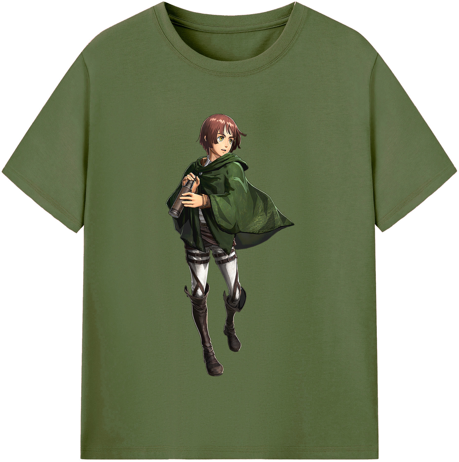 （画像用） 進撃の巨人 Attack on Titan 綿100％半袖Tシャツ（フロントプリント）